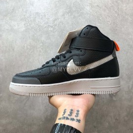 Nike Air Force 1 High Casual Sneakers For Men And Women Black