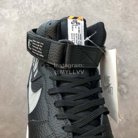 Nike Air Force 1 High Casual Sneakers For Men And Women Black