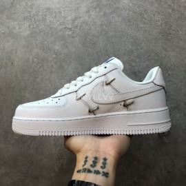 Nike White Thick Soles Casual Shoes For Men And Women 