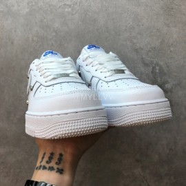 Nike White Thick Soles Casual Shoes For Men And Women 