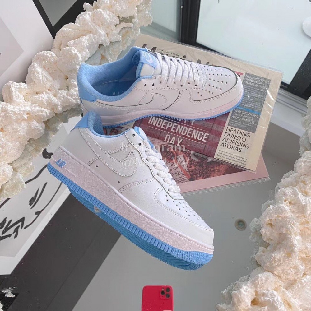 Nike Air Force Fashion Sneakers For Women Blue