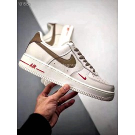Nike Air Force 1 Fashion Sneakers For Men And Women Brown