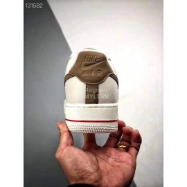 Nike Air Force 1 Fashion Sneakers For Men And Women Brown