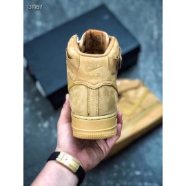 Nike Air Force 1 Fashion High Top Sneakers For Men And Women Brown