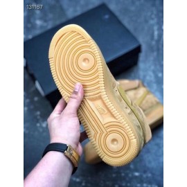 Nike Air Force 1 Fashion High Top Sneakers For Men And Women Brown