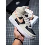 Nike Air Force 1 Fashion High Top Sneakers For Men And Women Gray