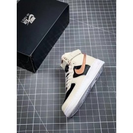 Nike Air Force 1 Fashion High Top Sneakers For Men And Women Gray