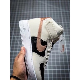 Nike Air Force 1 Fashion High Top Sneakers For Men And Women Gray