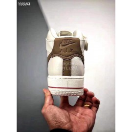 Nike Air Force 1 Fashion High Top Sneakers For Men And Women Coffee