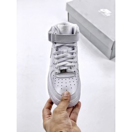 Nike Air Force 1 Fashion High Top Sneakers For Men And Women White