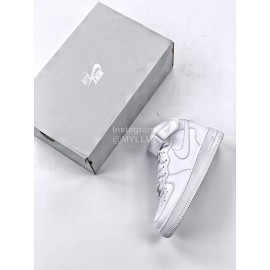 Nike Air Force 1 Fashion High Top Sneakers For Men And Women White