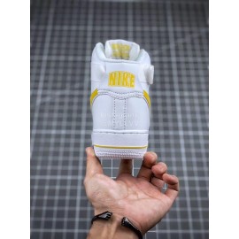 Nike Air Force 1 Fashion High Top Sneakers For Men And Women Yellow