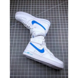 Nike Air Force 1 Fashion High Top Sneakers For Men And Women Blue