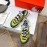 Sacai Co Branded Nike Dnoble Swoosh Logo Sneakers For Men And Women Yellow