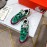 Sacai Co Branded Nike Dnoble Swoosh Logo Sneakers For Men And Women Green