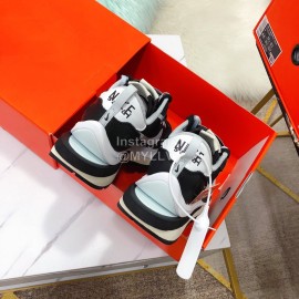 Sacai Co Branded Nike Dnoble Swoosh Logo Sneakers For Men And Women Black