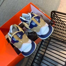 Sacai Co Branded Nike Dnoble Swoosh Logo Sneakers Yellow For Men And Women