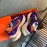 Sacai Co Branded Nike Dnoble Swoosh Logo Sneakers For Men And Women Purple