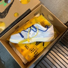 Nike Sb Dunk Off White Sneakers For Men And Women Navy