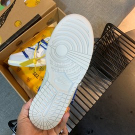 Nike Sb Dunk Off White Sneakers For Men And Women Navy