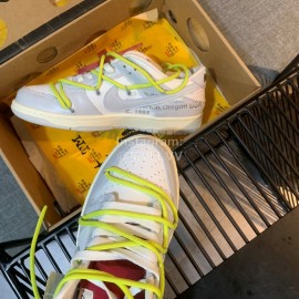 Nike Sb Dunk Off White Sneakers For Men And Women Yellow
