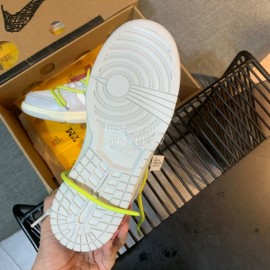 Nike Sb Dunk Off White Sneakers For Men And Women Yellow