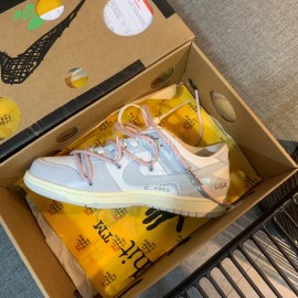 Nike Sb Dunk Off White Sneakers For Men And Women Pink