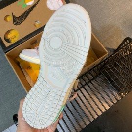 Nike Sb Dunk Off White Sneakers For Men And Women Pink