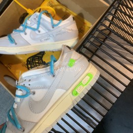 Nike Sb Dunk Off White Sneakers For Men And Women Blue
