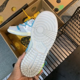 Nike Sb Dunk Off White Sneakers For Men And Women Blue