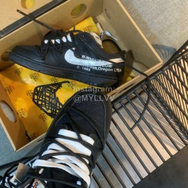 Nike Sb Dunk Off White Sneakers For Men And Women Black