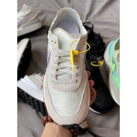 Nike Waffle Oneummit White Waffle Sneakers For Women Gray