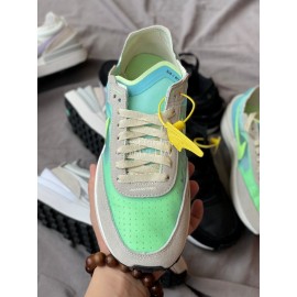 Nike Waffle Oneummit White Waffle Sneakers For Women Green