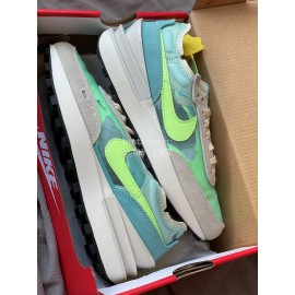 Nike Waffle Oneummit White Waffle Sneakers For Women Green