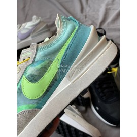 Nike Waffle Oneummit White Waffle Sneakers For Women Green