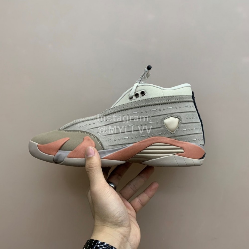 Nike Air Jordan 14 Low  Sp Terracotta Sneakers For Men And Women