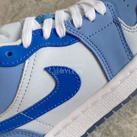 Nike Air Jordan 1 Lace Up Sneakers For Men And Women Blue