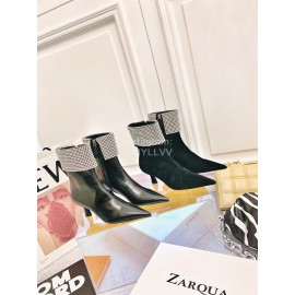 Nina Zarqua Fashion Diamond Velvet High Heel Boots For Women