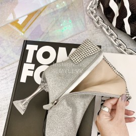 Nina Zarqua Fashion Diamond Pointed High Heel Boots For Women Gray