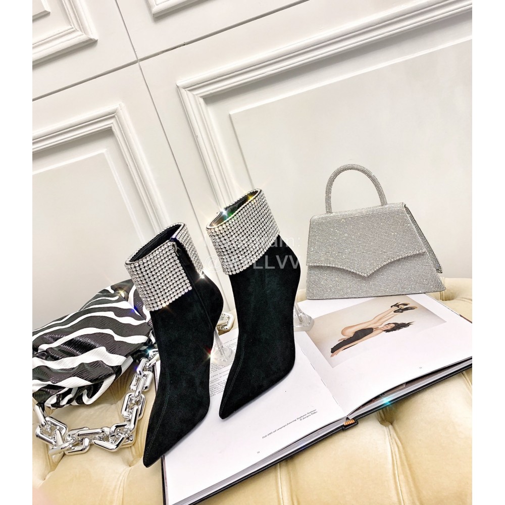 Nina Zarqua Fashion Diamond Pointed High Heel Boots For Women