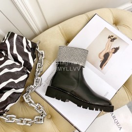 Nina Zarqua Fashion Diamond Calf Short Boots For Women Black