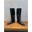 Nina Zarqua Fashion Leather Long Boots For Women Black