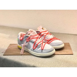 Off White Nk Sb Dunk Low Sneakers For Men And Women Orange Red