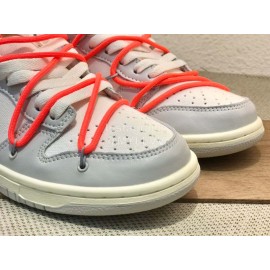 Off White Nk Sb Dunk Low Sneakers For Men And Women Orange Red