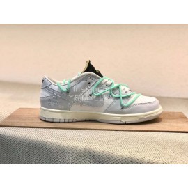 Off White Nk Sb Dunk Low Sneakers Green For Men And Women