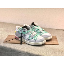 Off White Nk Sb Dunk Low Sneakers Green For Men And Women