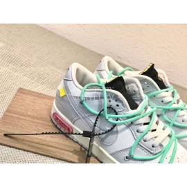 Off White Nk Sb Dunk Low Sneakers Green For Men And Women