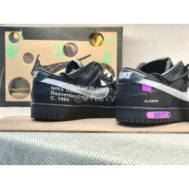 Off White Nk Sb Dunk Low Sneakers For Men And Women Black