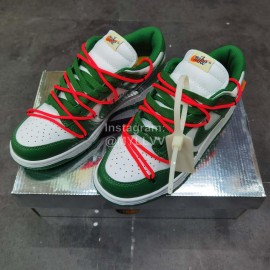 Off White Futura Nk Sb Dunk Ow Sneakers Green