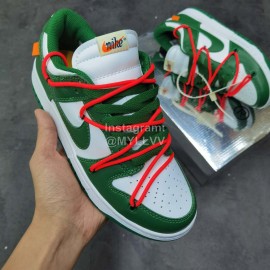 Off White Futura Nk Sb Dunk Ow Sneakers Green